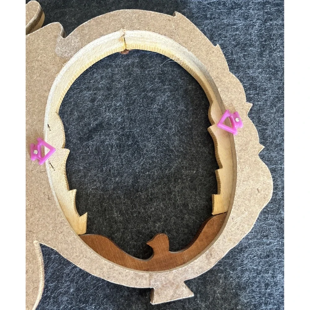 VINTAGE Mickey Mouse Soccer Wooden Picture Frame 14